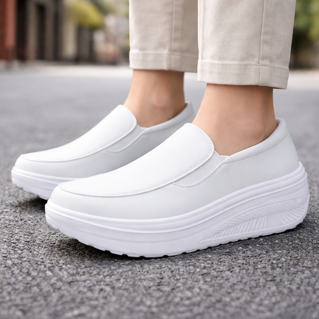 Women's Genuine Leather Orthopedic Sneakers