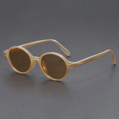 Men's Round Frame UV400 Sunglasses