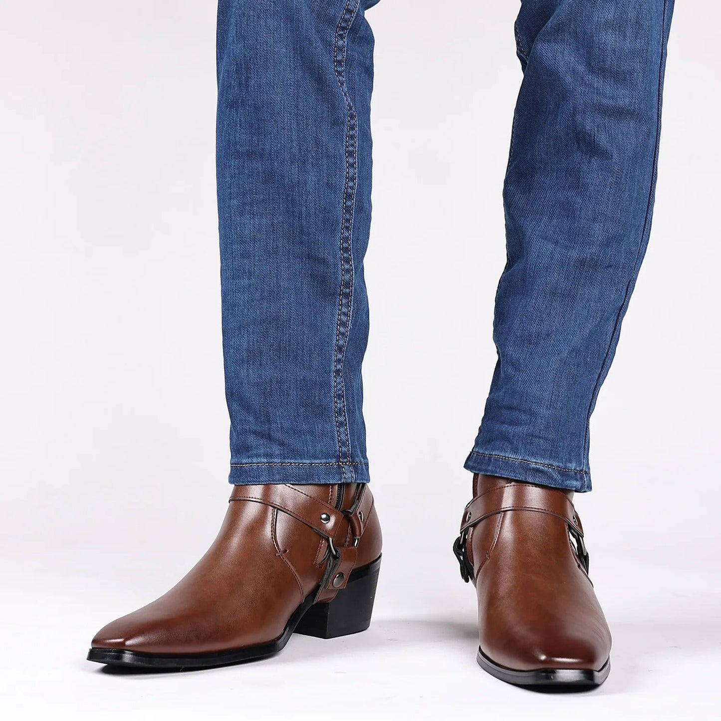 Tavero Orthopedic Leather Harness Boots