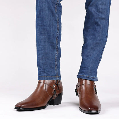Tavero Orthopedic Leather Harness Boots