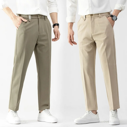 Men's Straight-Leg Dress Pants