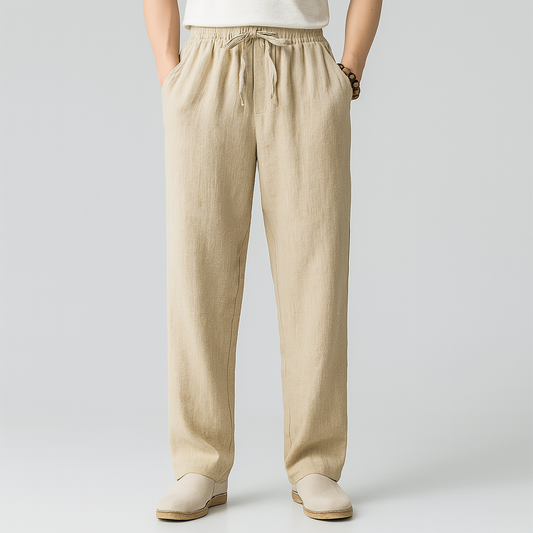 Men's Linen Drawstring Pants