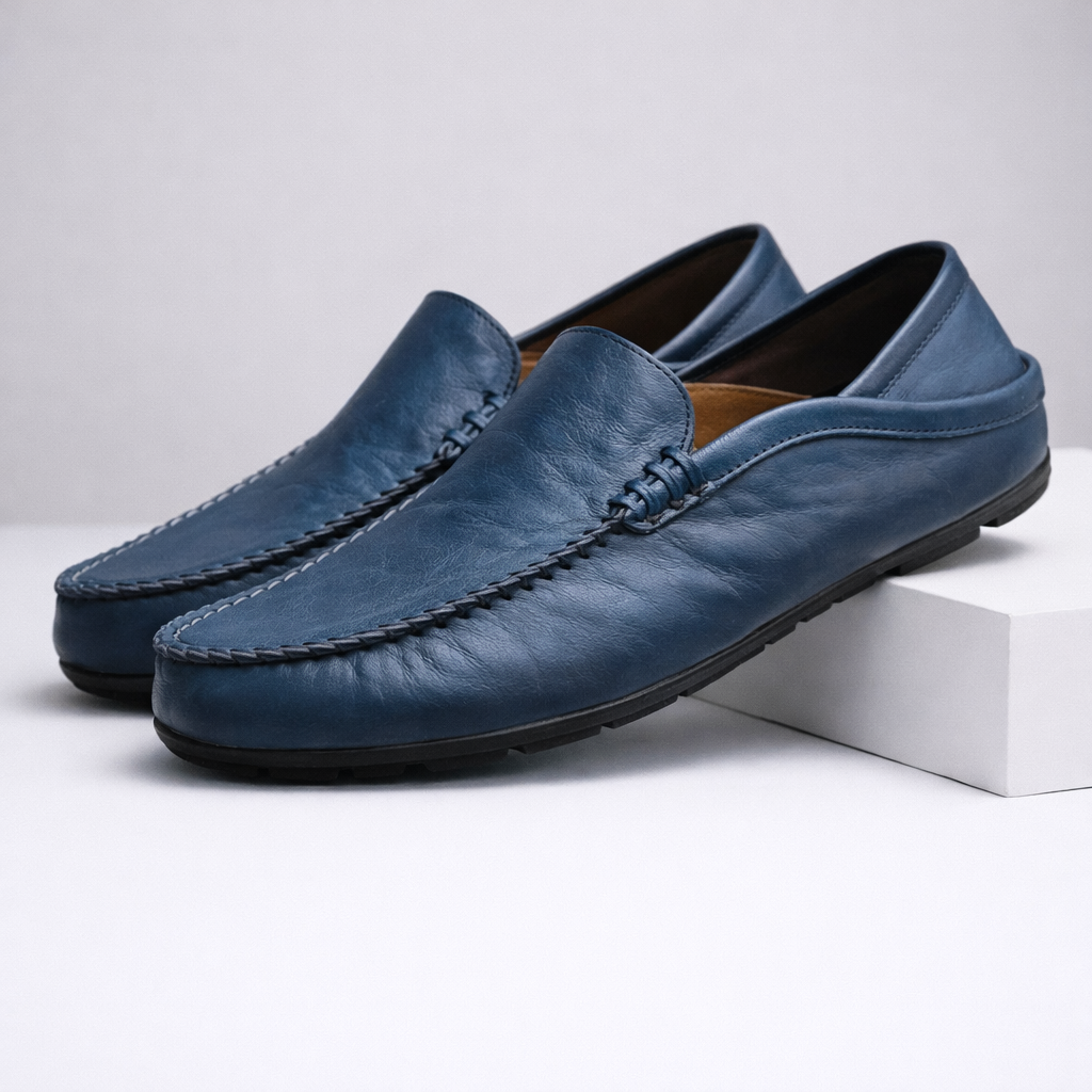 Men's Genuine Leather Orthopedic Slip-On Loafers