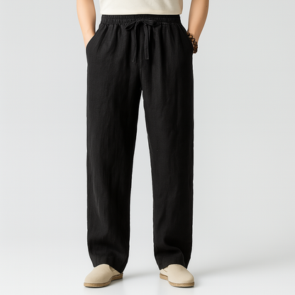 Men's Linen Drawstring Pants