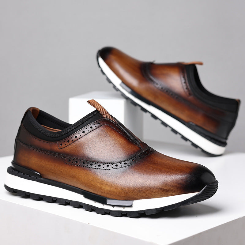 Men's Genuine Leather Orthopedic Oxford Shoes