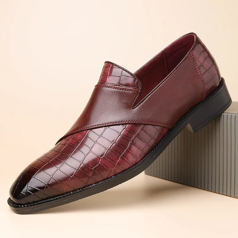 Men's Italian Leather Orthopedic Slip-On Loafers