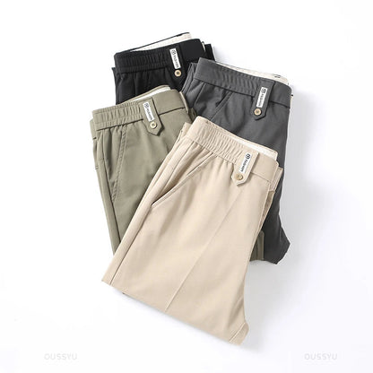 Men's Straight-Leg Dress Pants