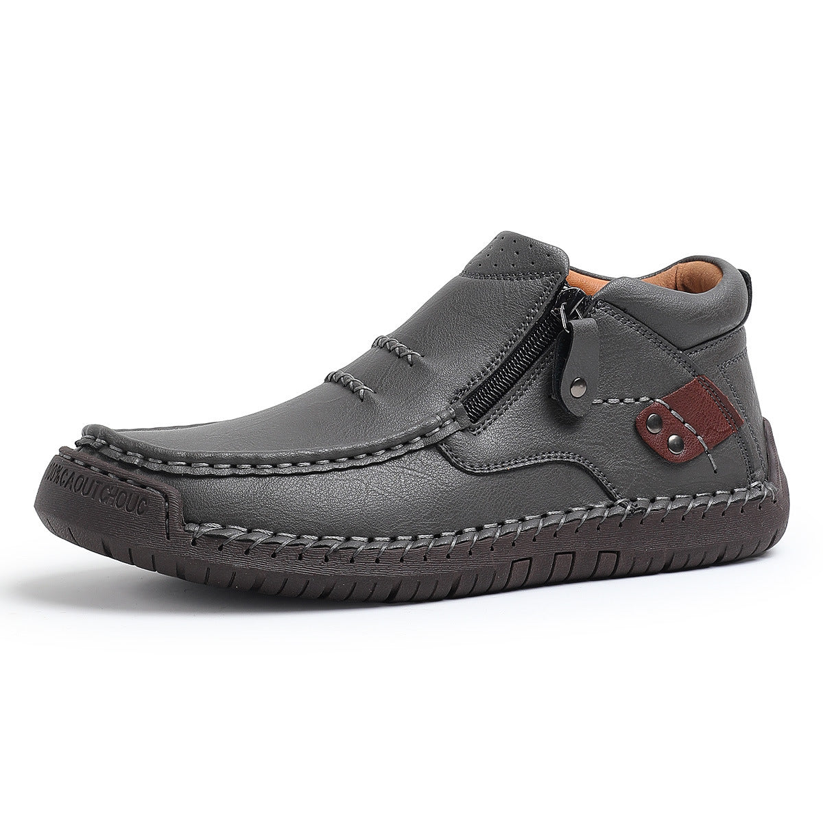 Men's Genuine Leather Orthopedic Ankle Shoes