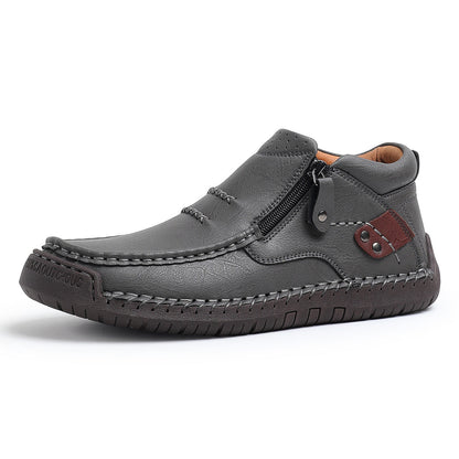 Men's Genuine Leather Orthopedic Ankle Shoes