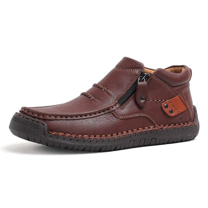 Men's Genuine Leather Orthopedic Ankle Shoes