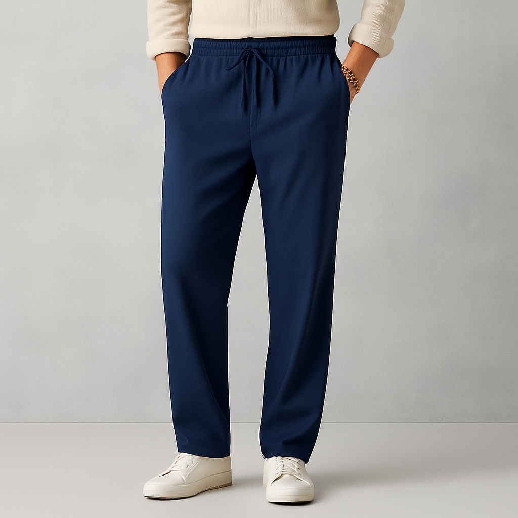 Men's Linen Casual Drawstring Pants
