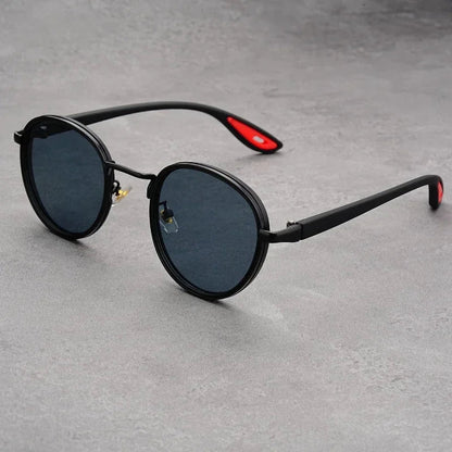 Men's Round Frame UV400 Sunglasses