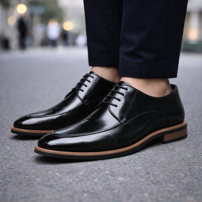 Montavi Italian Leather Dress Sneakers