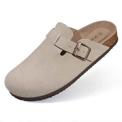 Men's Suede Slip-On Clog Shoes