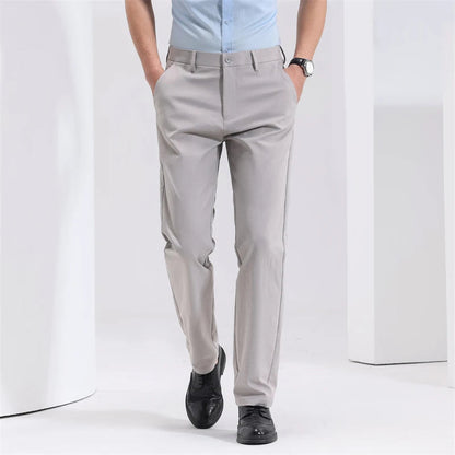 Montari Slim-Fit Cotton Trousers