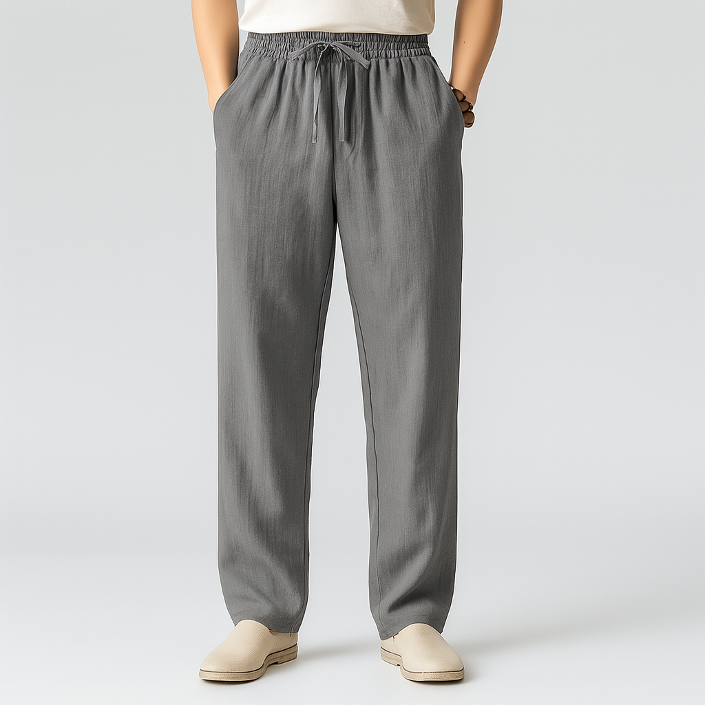 Men's Linen Drawstring Pants
