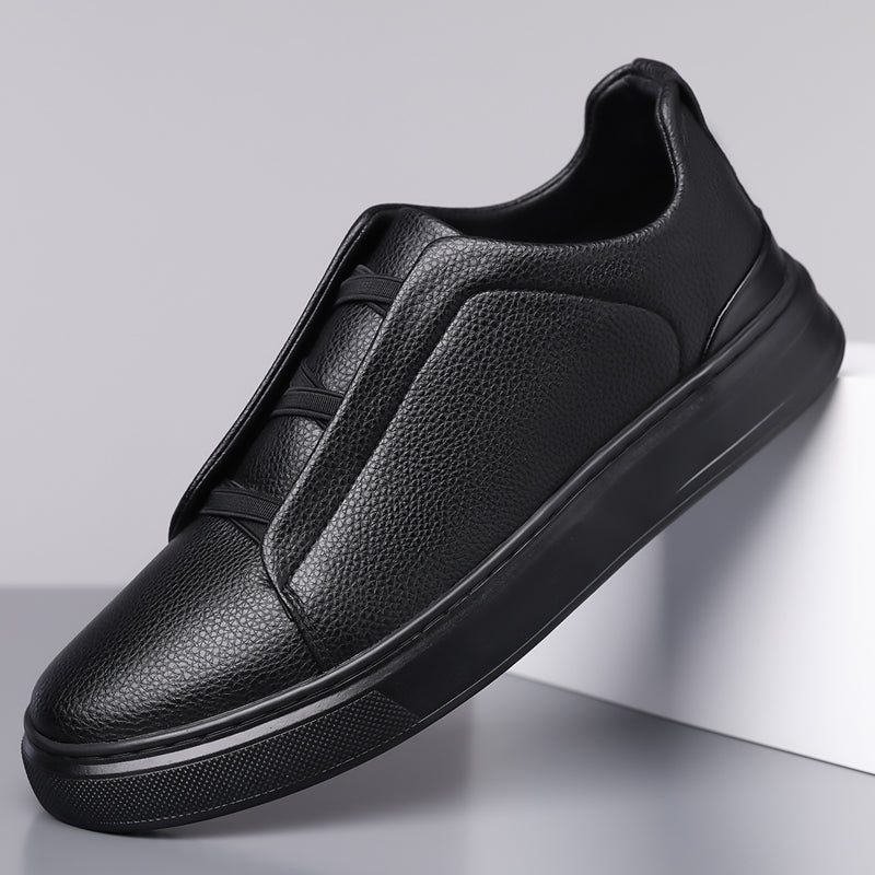 Men's Pebbled Leather Dress Shoes