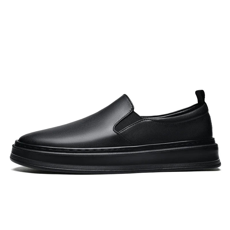 Men's Genuine Leather Slip-On Loafers