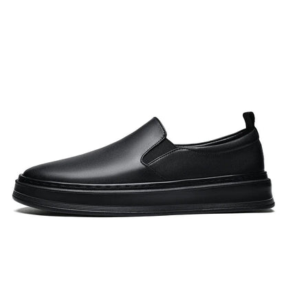 Men's Genuine Leather Slip-On Loafers
