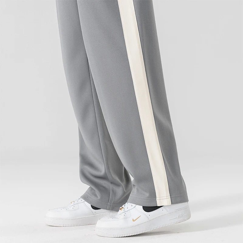 Drexel Wide-Leg Sweatpants With Side Stripe