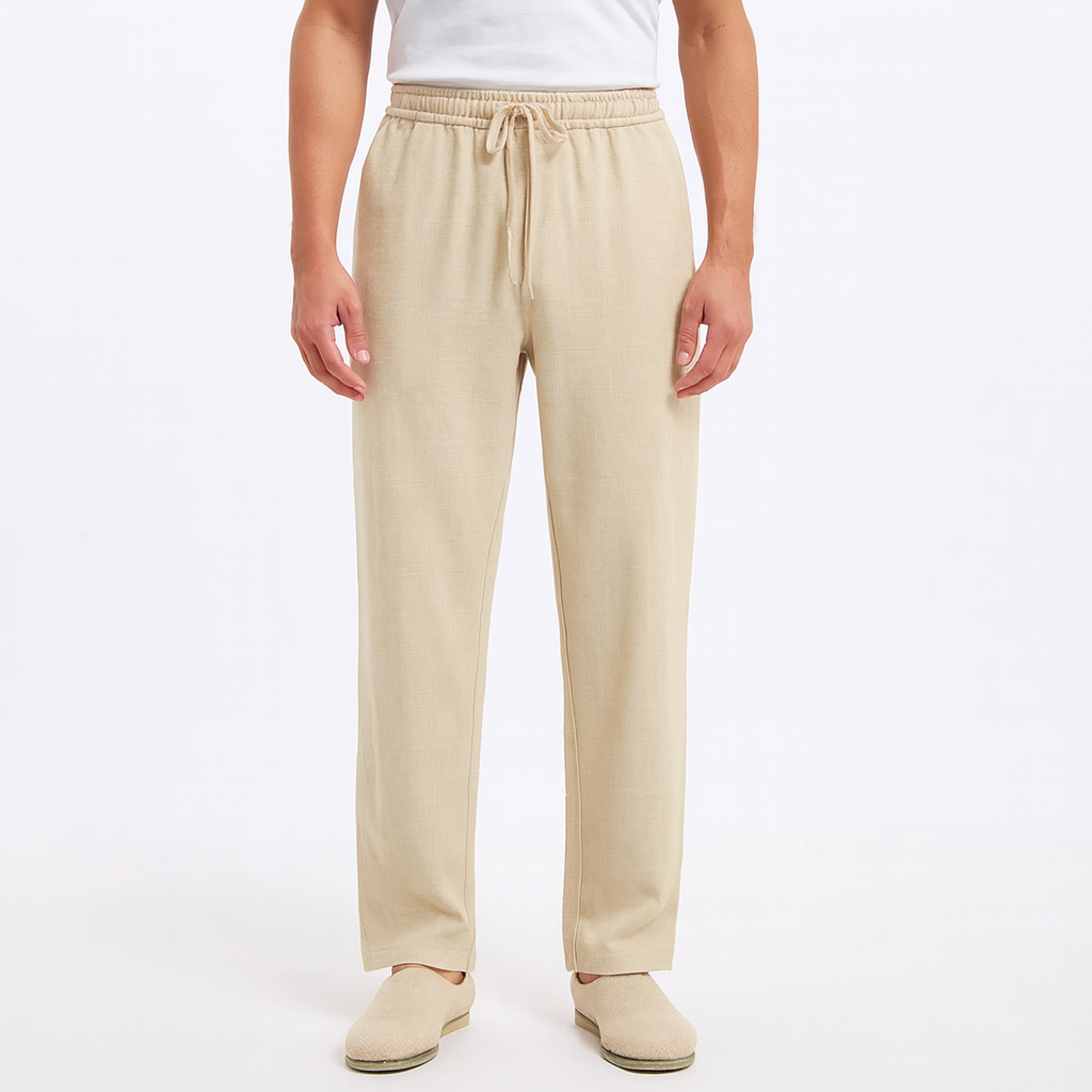 Calden Cotton Drawstring Pants