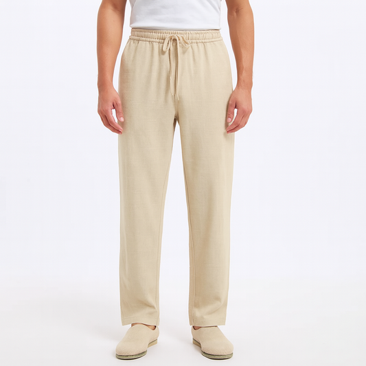 Calden Cotton Drawstring Pants