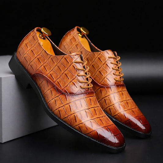 Men's Genuine Leather Orthopedic Dress Shoes