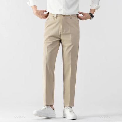 Men's Straight-Leg Dress Pants
