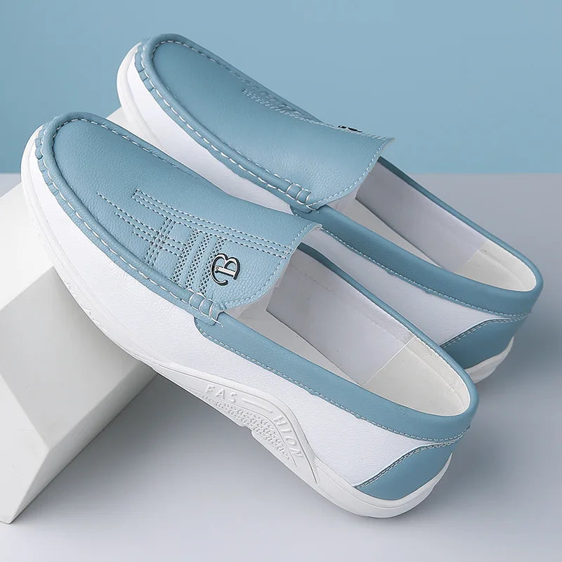 Men's Vegan Leather Slip-On Loafers