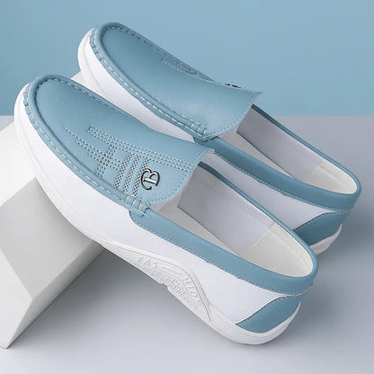 Men's Vegan Leather Slip-On Loafers