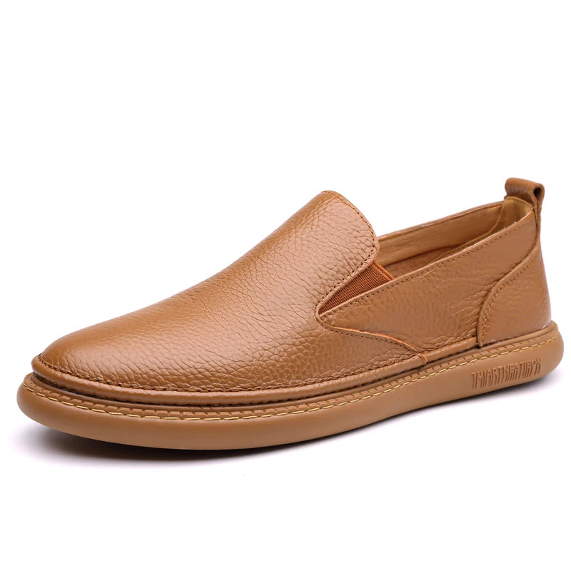 Men's Genuine Leather Orthopedic Slip-On Loafers