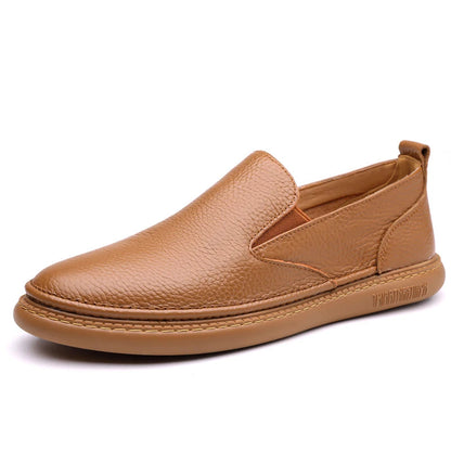 Men's Genuine Leather Orthopedic Slip-On Loafers