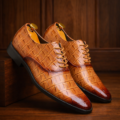 Men's Genuine Leather Orthopedic Dress Shoes