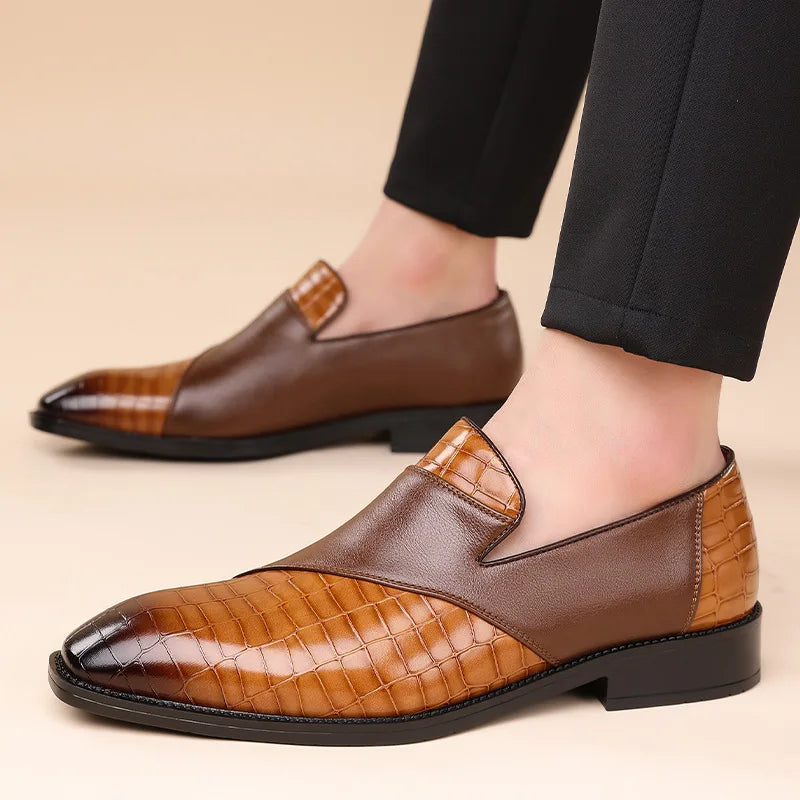 Men's Italian Leather Orthopedic Slip-On Loafers