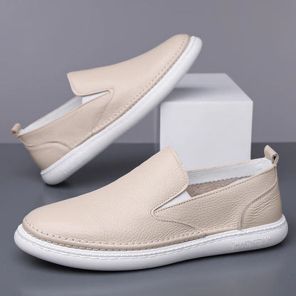 Men's Genuine Leather Orthopedic Slip-On Loafers