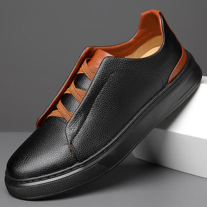 Men's Pebbled Leather Dress Shoes