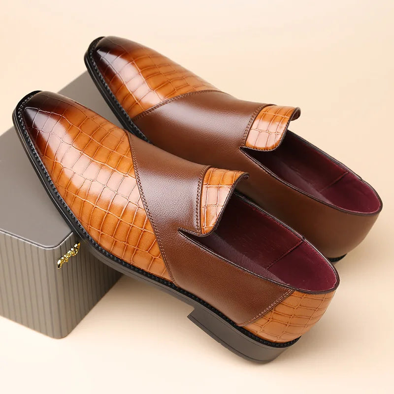 Men's Italian Leather Orthopedic Slip-On Loafers