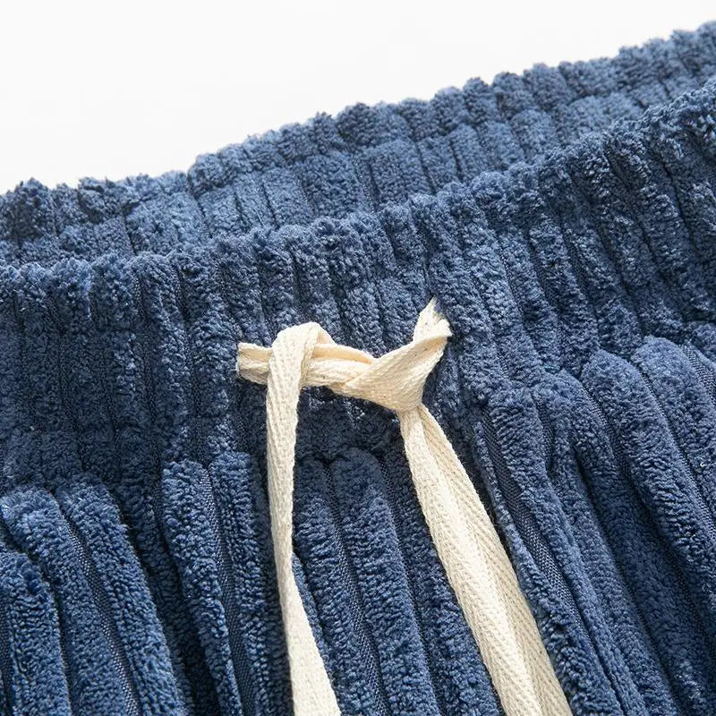 Draven Wide-Leg Corduroy Drawstring Pants