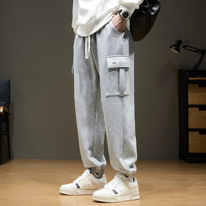 Dorian Relaxed Fit Cargo Joggers with Pockets
