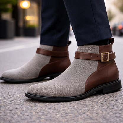 Montari Leather Chelsea Boots