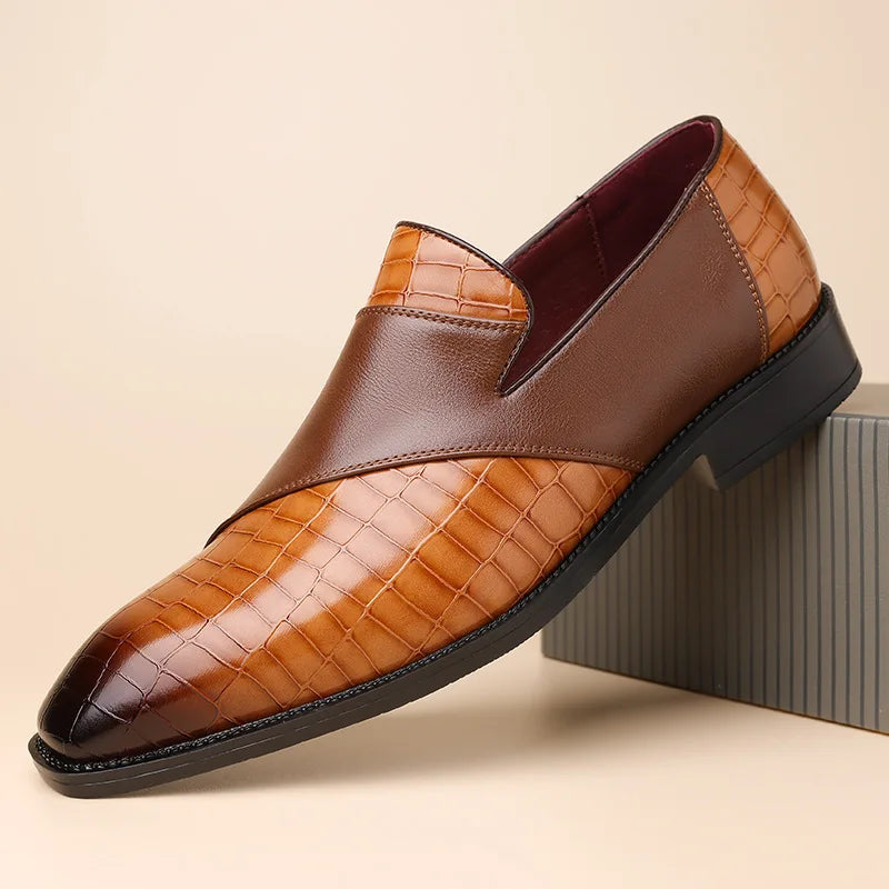 Men's Italian Leather Orthopedic Slip-On Loafers