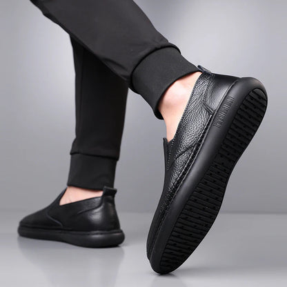 Men's Genuine Leather Orthopedic Slip-On Loafers