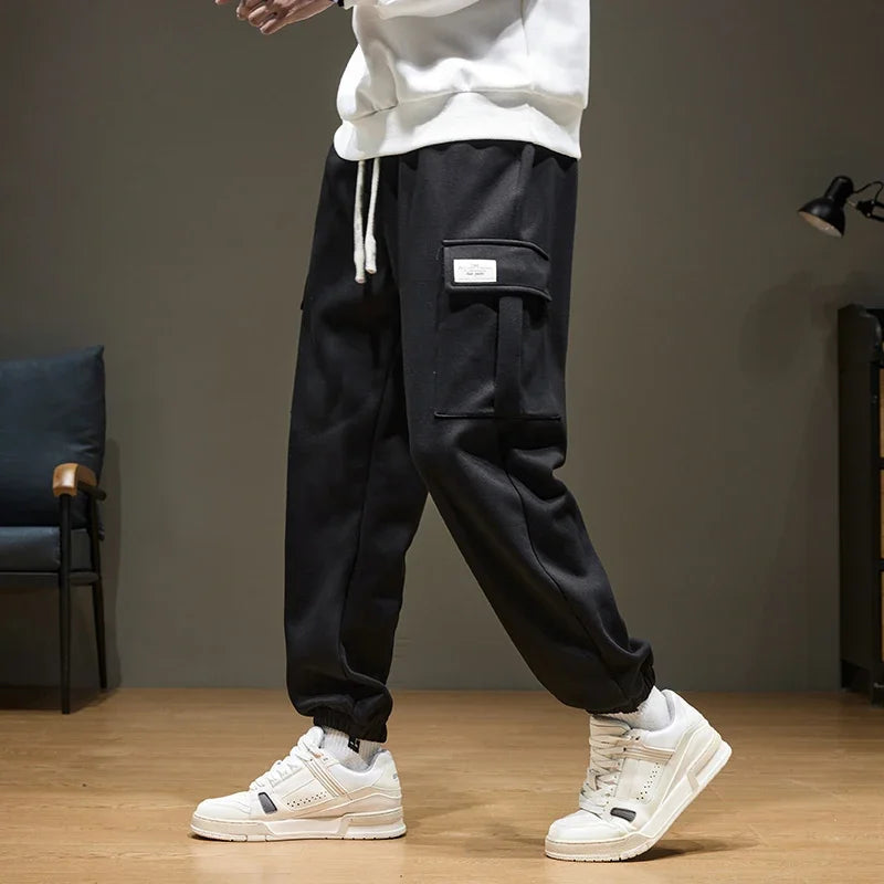 Dorian Relaxed Fit Cargo Joggers with Pockets