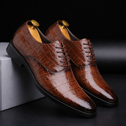 Men's Genuine Leather Orthopedic Dress Shoes