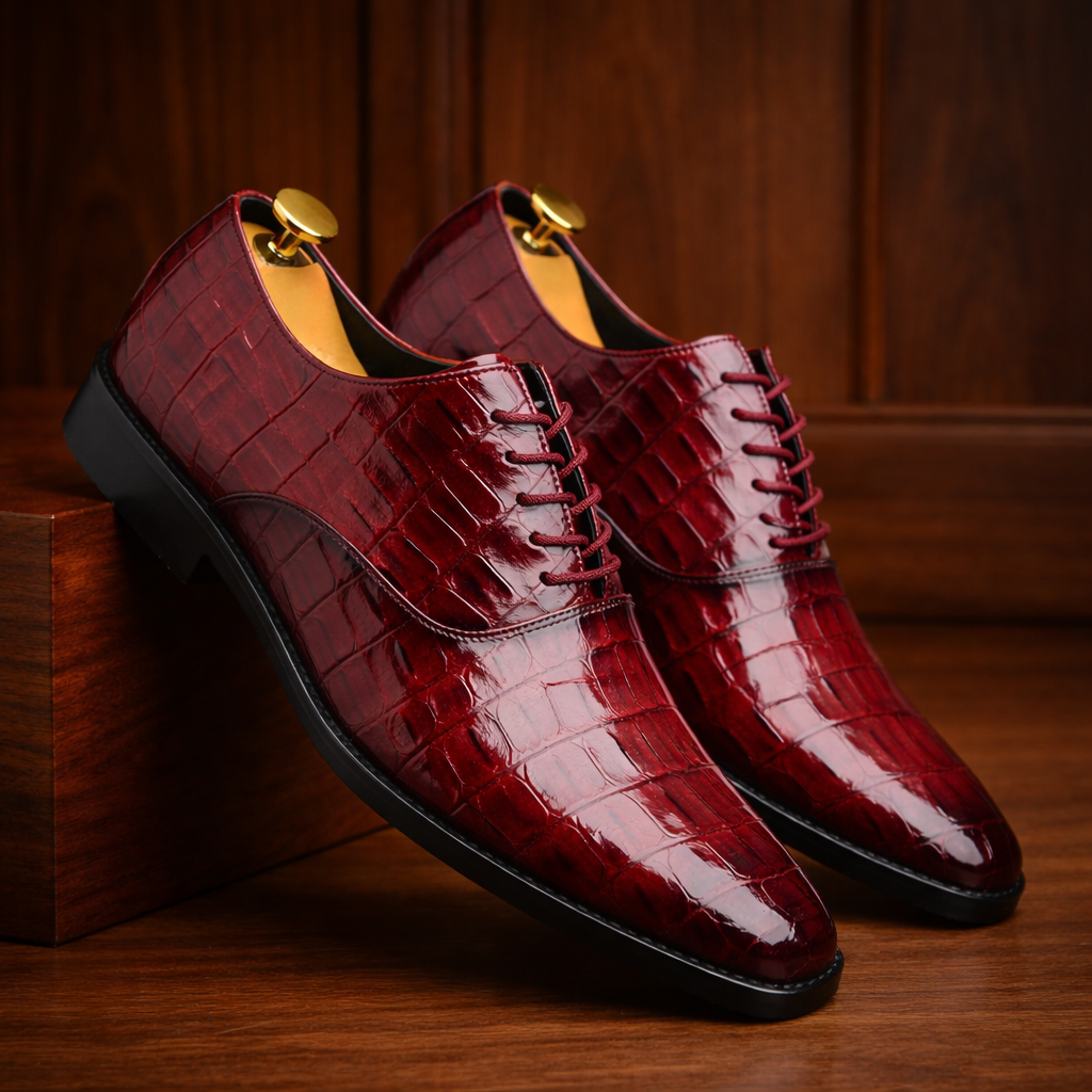 Men's Genuine Leather Orthopedic Dress Shoes