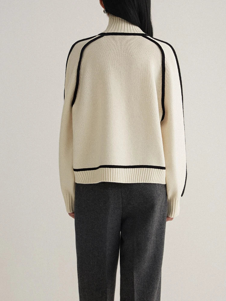 Celeste Ribbed Turtleneck Sweater