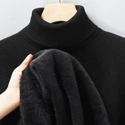 Men's Merino Wool Turtleneck Sweater