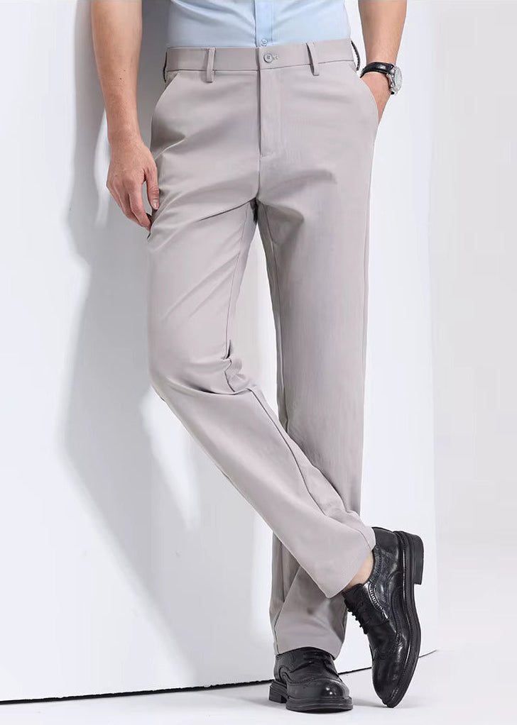 Montari Slim-Fit Cotton Trousers