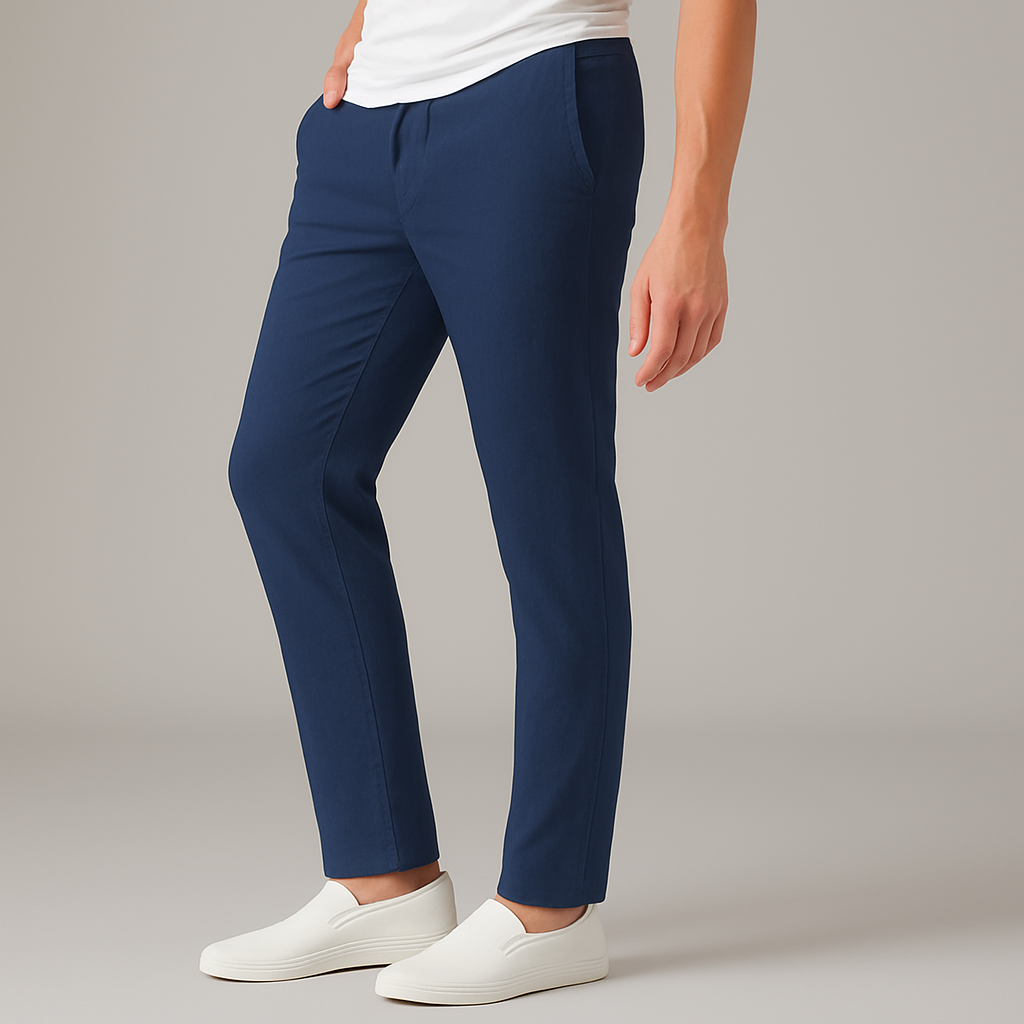 Men's Linen Drawstring Pants