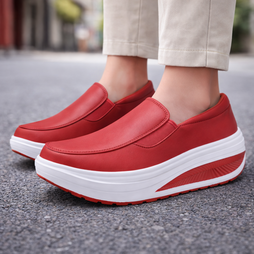 Women's Genuine Leather Orthopedic Sneakers